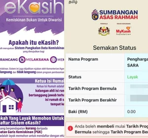 bantuan kerajaan sara bukan ekasih